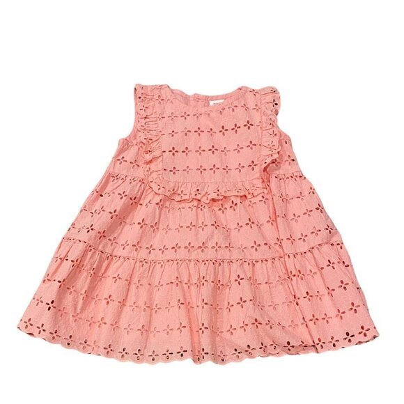 Hanna Andersson Other - Hanna Andersson Pink Eyelet Tunic Top - Size 130 cm/8 - Like New!